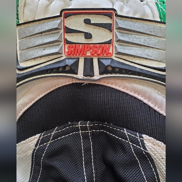 Simpson GS3 Motorcross Racing Pants Auto Pro Motorcycle Moto Green Size XS YOUTH - Picture 5 of 11